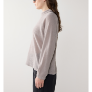 Haglöfs Vara Alpha Sweater W – Bluză tehnică strat intermediar - Gri Stone Brick