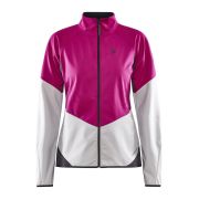 Craft Glide Jacket W – Geacă softshell de schi fond - Roz cu alb