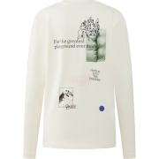 Haglöfs LS Tee W – Bluză din bumbac organic - Alb Soft White 3