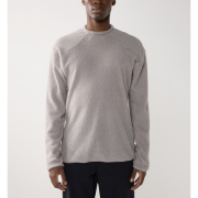Haglöfs Vara Alpha Sweater – Bluză tehnică strat intermediar - Gri Stone Brick