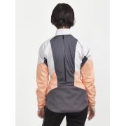 Craft Glide Jacket W – Geacă softshell de schi fond - Alb cu portocaliu