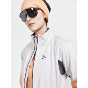 Craft Glide Jacket W – Geacă softshell de schi fond - Alb cu portocaliu