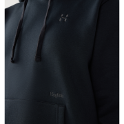 Haglöfs Hoodie W – Hanorac din bumbac organic - Negru True Black
