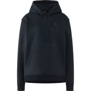 Haglöfs Hoodie W – Hanorac din bumbac organic - Negru True Black