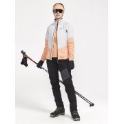 Craft Glide Jacket W – Geacă softshell de schi fond - Alb cu portocaliu