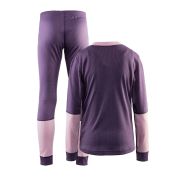 Craft Baselayer Set Junior – Set strat de bază pentru copii - Mov