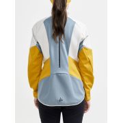 Craft Glide Jacket W – Geacă softshell de schi fond - Gri deschis cu galben