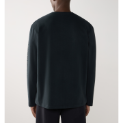 Haglöfs LS Tee – Bluză din bumbac organic - Negru True Black 1