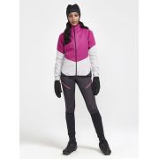 Craft Glide Jacket W – Geacă softshell de schi fond - Roz cu alb