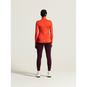 Craft Core Gain Midlayer W – Bluză strat intermediar cu fermoar scurt - Roșu