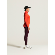 Craft Core Gain Midlayer W – Bluză strat intermediar cu fermoar scurt - Roșu