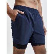 Craft ADV Essence 2-IN-1 Stretch Shorts – Pantaloni scurți de antrenament 2 în 1 - Albastru închis
