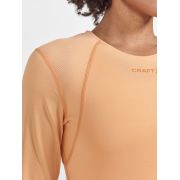 Craft ADV Essence LS Tee W – Bluză tehnică cu mânecă lungă - Portocaliu (582000)