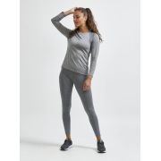 Craft ADV Essence LS Tee W – Bluză tehnică cu mânecă lungă - Gri închis