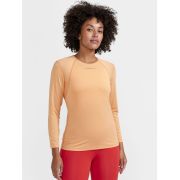 Craft ADV Essence LS Tee W – Bluză tehnică cu mânecă lungă - Portocaliu (582000)