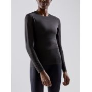 Craft Active Nanoweight LS W – Bluză strat de bază ultraușoară - Negru (999000)