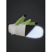 Craft ADV Lumen Hybrid Glove – Mănuși de alergare hibride reflectorizante - Alb