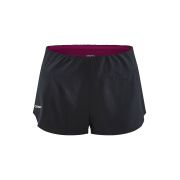 Craft PRO Hypervent Split Shorts W – Pantaloni scurți de concurs cu șliț - Negru cu roz