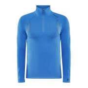 Craft Active Extreme X Zip LS – Bluză strat de bază cu fermoar scurt - Albastru
