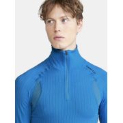 Craft Active Extreme X Zip LS – Bluză strat de bază cu fermoar scurt - Albastru