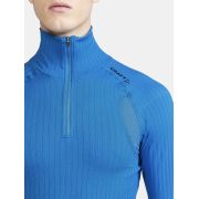 Craft Active Extreme X Zip LS – Bluză strat de bază cu fermoar scurt - Albastru