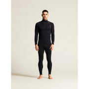 Craft Active Extreme X Zip LS – Bluză strat de bază cu fermoar scurt - Negru