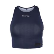 Craft PRO Hypervent Cropped Top W – Top scurt de alergare - Albastru închis