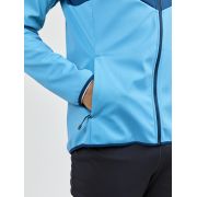 Craft Glide Block Jacket – Geacă softshell de schi fond - Albastru închis