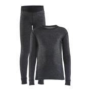 Craft Core Wool Merino Set Junior – Set strat de bază cu lână merinos pentru copii - Negru