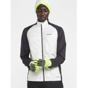 Craft ADV Lumen Fleece Glove – Mănuși de alergare fleece reflectorizante - Alb