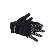 Craft ADV Lumen Hybrid Glove – Mănuși de alergare hibride reflectorizante - Negru