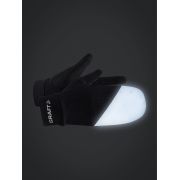 Craft ADV Lumen Hybrid Glove – Mănuși de alergare hibride reflectorizante - Negru