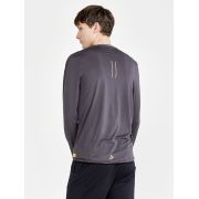 Craft PRO Hypervent LS Wind Top – Bluză de alergare ultraușoară anti-vânt - Gri închis