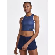 Craft PRO Hypervent Cropped Top W – Top scurt de alergare - Albastru închis
