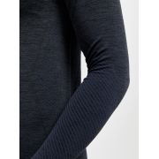 Craft Core Dry Active Comfort HZ – Bluză strat de bază cu fermoar scurt - Negru