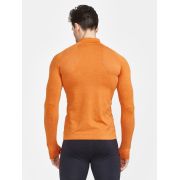 Craft Core Dry Active Comfort HZ – Bluză strat de bază cu fermoar scurt - Portocaliu