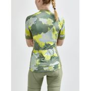 Craft ADV Endur Graphic Jersey W – Tricou de ciclism cu imprimeu - Verde închis cu albastru