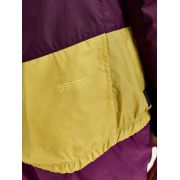 Craft ADV Offroad Wind Jacket W – Geacă de vânt de ciclism cu glugă - Mov cu galben