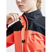 Craft Core Endur Hydro Jacket W – Geacă de ploaie de ciclism - Roz cu negru