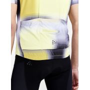 Craft ADV Aero Jersey – Tricou de ciclism aero ultraușor - Gri închis cu galben