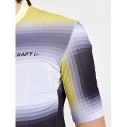 Craft ADV Aero Jersey – Tricou de ciclism aero ultraușor - Gri închis cu galben