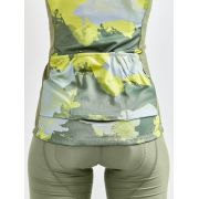 Craft ADV Endur Graphic Jersey W – Tricou de ciclism cu imprimeu - Verde închis cu albastru