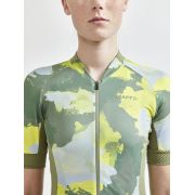 Craft ADV Endur Graphic Jersey W – Tricou de ciclism cu imprimeu - Verde închis cu albastru