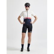 Craft Core Endur Jersey W – Tricou de ciclism - Alb/gri cu albastru închis