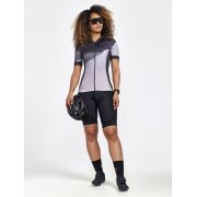 Craft ADV Endur Graphic Jersey W – Tricou de ciclism cu imprimeu - Bej cu model