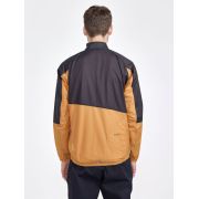 Craft ADV Offroad Wind Jacket – Geacă de vânt de ciclism cu glugă - Gri închis cu portocaliu