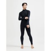 Craft Core Dry Active Comfort HZ – Bluză strat de bază cu fermoar scurt - Negru