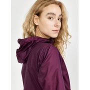 Craft ADV Offroad Wind Jacket W – Geacă de vânt de ciclism cu glugă - Mov cu galben