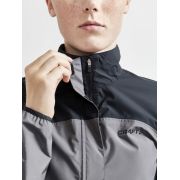 Craft Core Endur Hydro Jacket W – Geacă de ploaie de ciclism - Negru cu gri