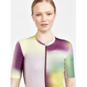 Craft ADV Aero Jersey W – Tricou de ciclism aero ultraușor - Verde cu mov